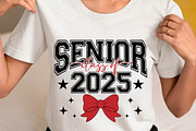 Coquette Senior Class Of 2025 Svg, an Object Graphic by Digi_Design_World (Thumbnail 1 of 5)