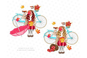 Fall Clipart, Autumn fashion, a Food Illustration by Collart Studio (Thumbnail 5 of 11)