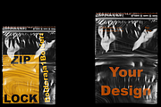 ZipLock Bag Mockup, a Product Mockup by Bolderaja1 Studio (Thumbnail 7 of 10)