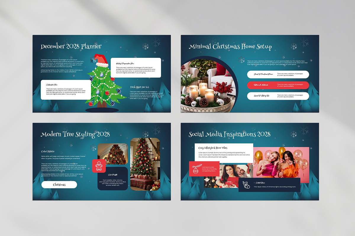 Christmas Presentation Template, a Presentation Template by Creatiya Type