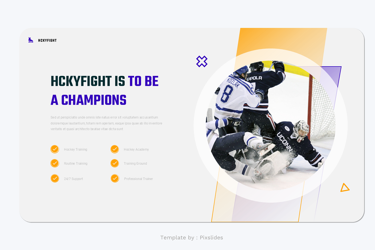 Hockey Team & Sports Keynote, a Presentation Template by Pixslides (Photo 5 of 7)