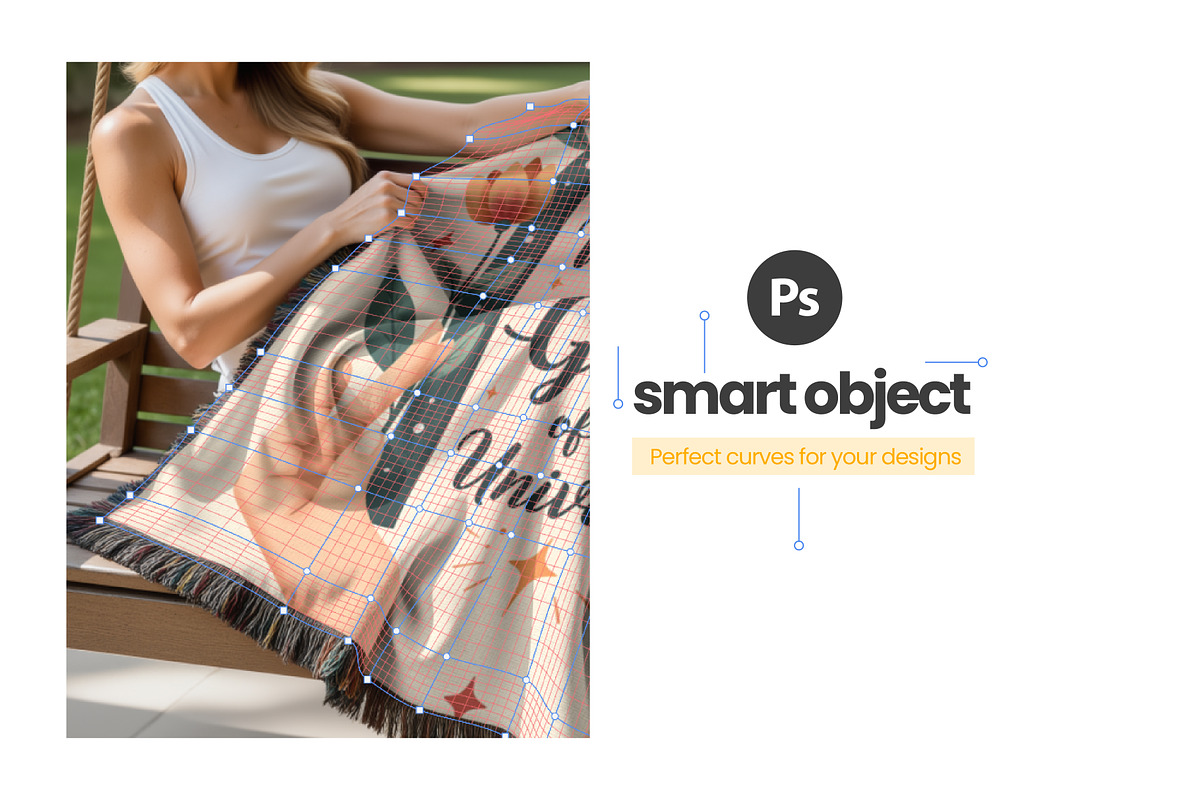 Woven Blanket Mockup, an Apparel Mockup by Mockups Studio (Photo 5 of 9)