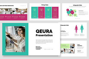 Qeura : Research Google Slides, a Presentation Template by Punkl Camp