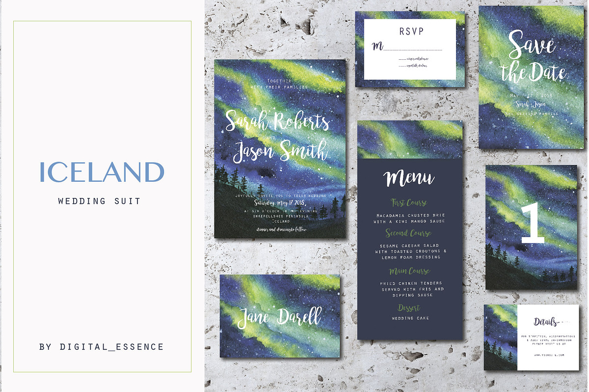 Iceland wedding suit, an Invitation Template by digital_essence (Photo 1 of 4)