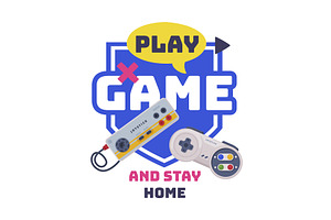 Play Game And Stay Home Logo