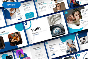 Putih – Business Keynote Template, a Presentation Template by Dens Creative Studio