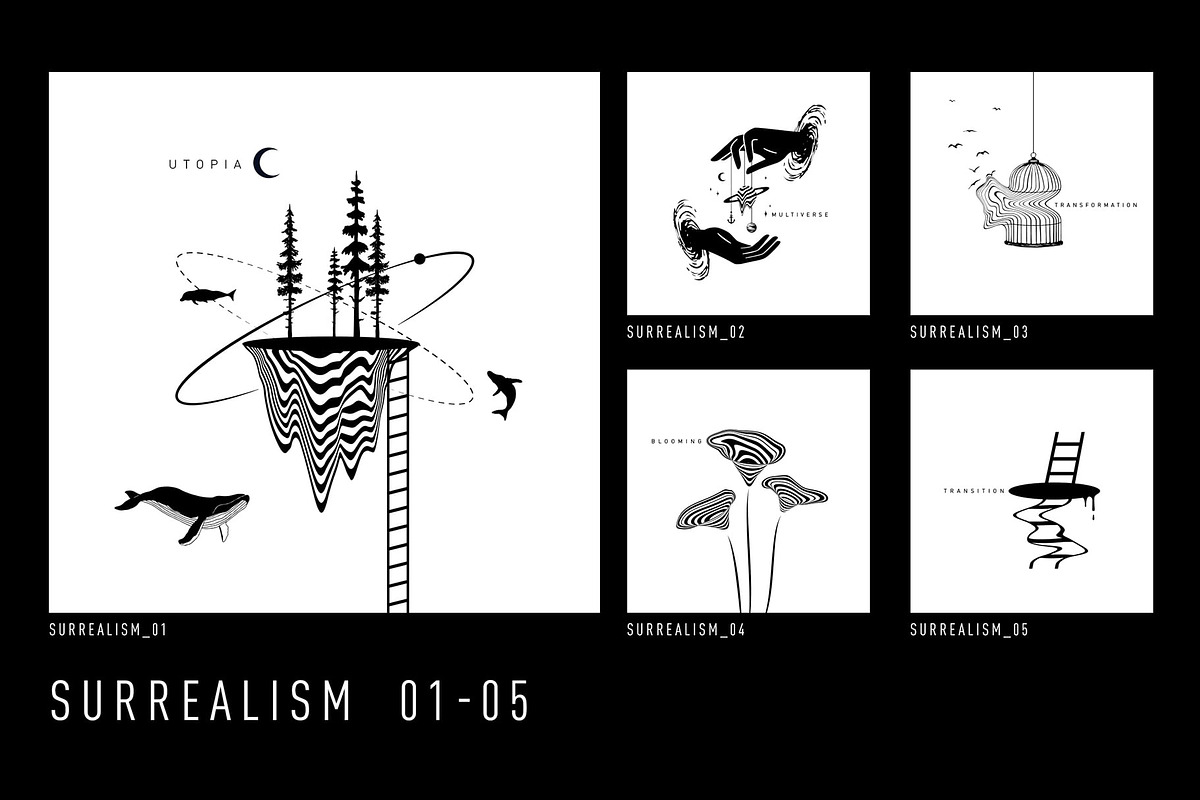 SurWave. 100 Optical Posters, an Object Graphic by Cosmic Store (Photo 6 of 19)
