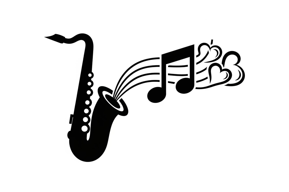 Saxophone Music Love Vector Bundle, an Illustration by Designs_River (Photo 45 of 51)