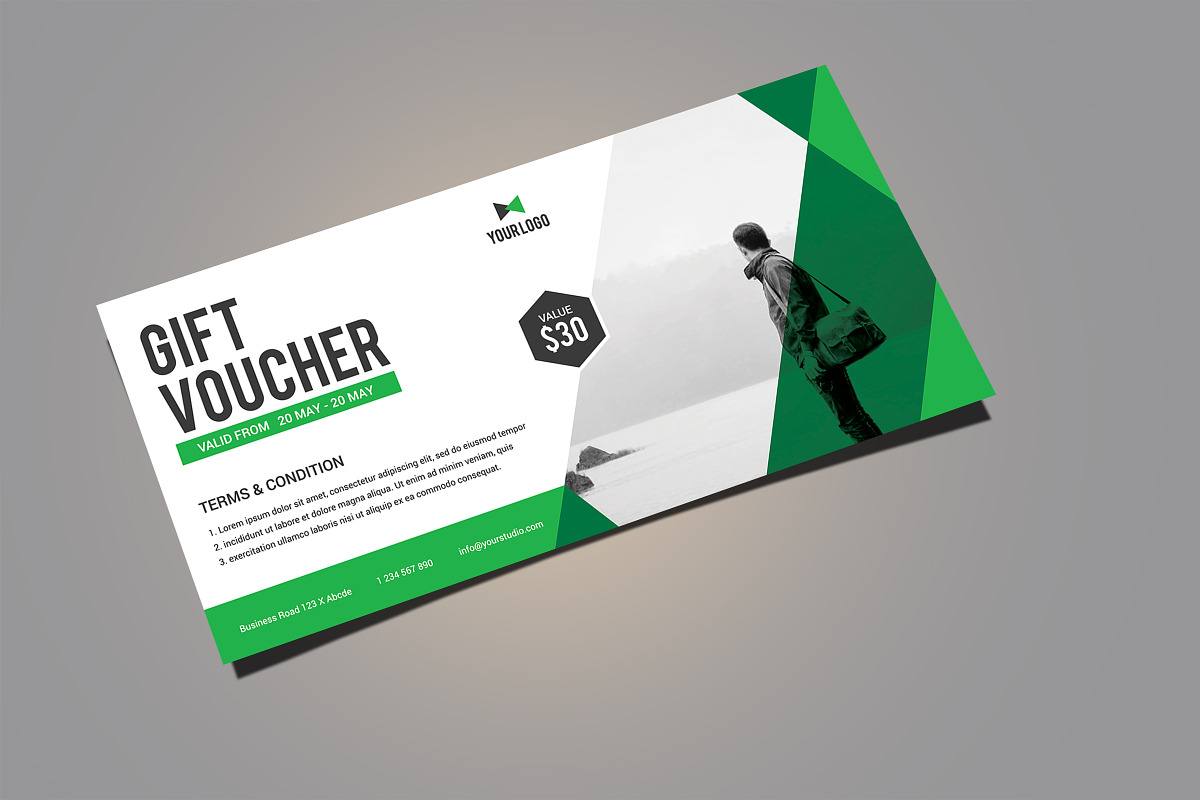 Gift Voucher, a Card Template by Rongbaaz (Photo 5 of 5)