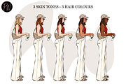 Fashion Girls 59 Clipart png, an Illustration by Parinaz Wadia Design (Thumbnail 3 of 9)