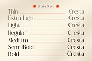 Cresta Soura - Serif Family Font, a Serif Font by Flawless And Co (Thumbnail 3 of 10)