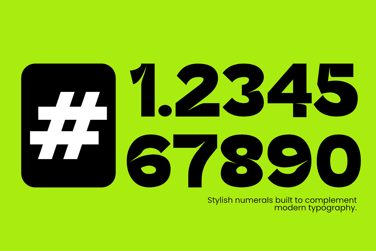 Haberga - Sans Serif Display Font, a Sans Serif Font by Rishsketch (Photo 10 of 13)