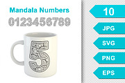 Vector clipart Mandala numbers, an Object Graphic by Nataliia Toporovska (Thumbnail 4 of 5)