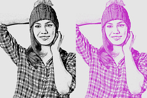 Stipple Effect Photoshop Action