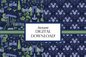 Boho Patterns - Indian Garden Green