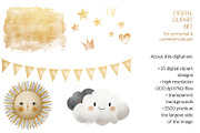 Golden Kingdom Storybook Clipart, a Decorative Illustration by The Dutch Lady Designs (Thumbnail 10 of 10)