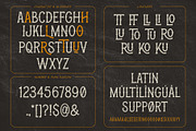 Machinoir - Vintage Display Font, a Sans Serif Font by Invasi Studio (Thumbnail 10 of 10)