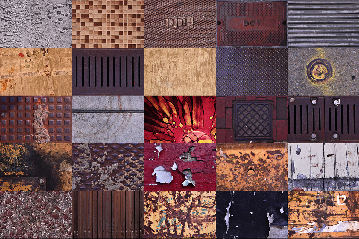 Urban Grunge High Res Textures preview 2