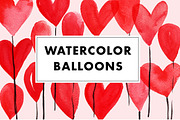 15 Watercolor Balloon PNG + Vector, an Illustration by Heartmade by Claudia (Thumbnail 1 of 3)