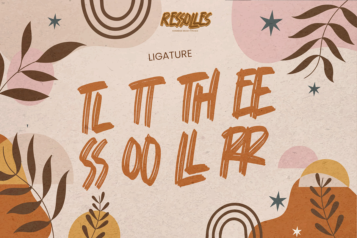 Ressolles - Handmade Brush Typeface, a Sans Serif Font by Gassstype (Photo 7 of 8)
