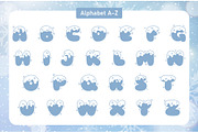 Snow Winter Decorative Font, a Font by Fox7 By Rattana (Thumbnail 3 of 8)