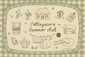 Summer Cottagecore Collection, an Object Graphic by Cute Atelier
