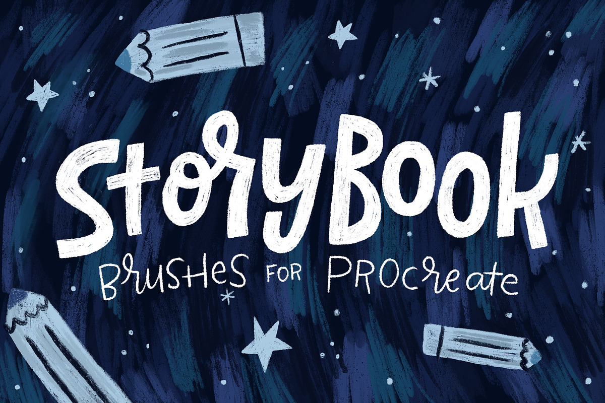 Storybook Brushes for Procreate, a Brush Add-On by studio.pancz (Photo 1 of 6)