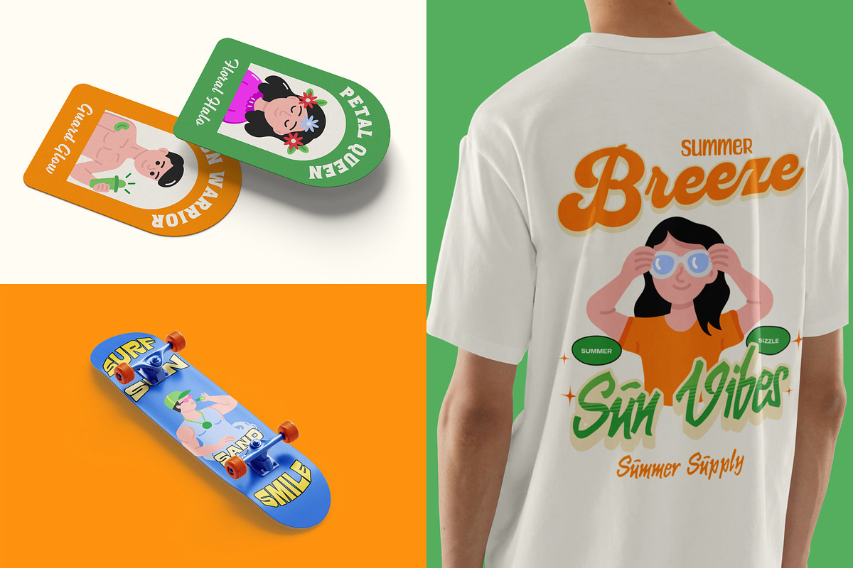 Summer Icon Art Set, an Emoji Icon by Creative Stall (Photo 3 of 8)