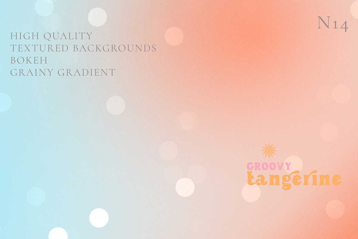 Groovy Tangerine Bokeh Grainy, a Texture Graphic by Vintage Digital Textures (Photo 10 of 19)