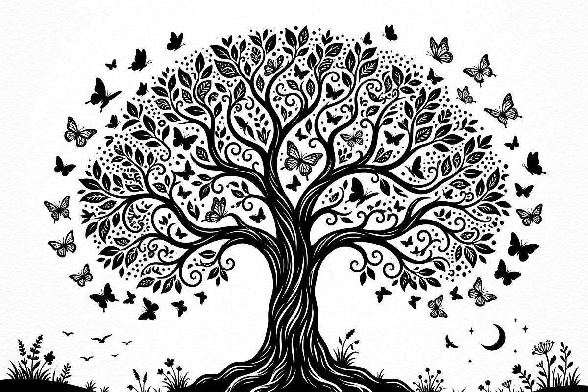 Elegant dream tree silhouette design, a Healthcare Illustration by Amazin_art (Photo 2 of 49)