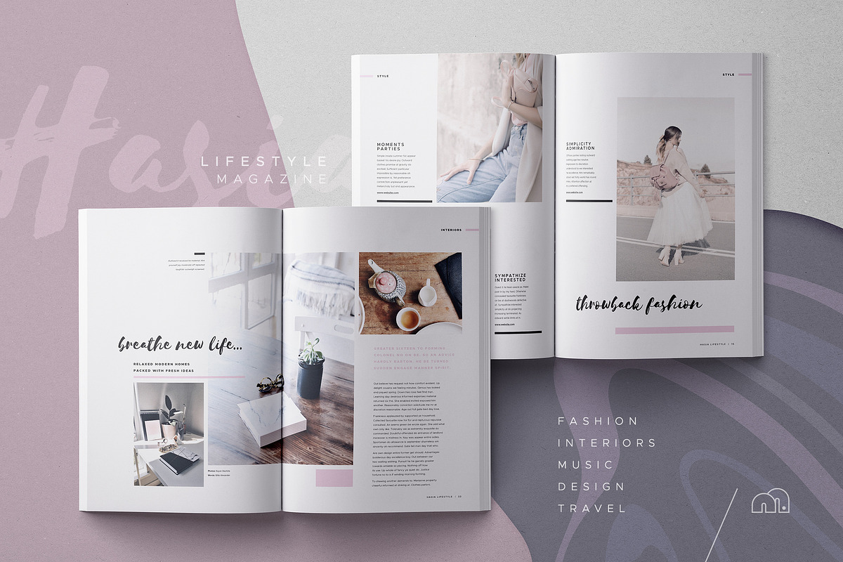 Hasia - Lifestyle Magazine, a Magazine Template by bilmaw creative (Photo 3 of 10)