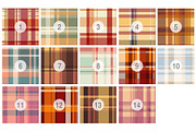 #164 Fall Check Patterns, a Pattern Graphic by Plaid4You (Thumbnail 2 of 5)