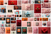 161 Gift boxes, a Holiday Photo by Handmadefont (Thumbnail 2 of 164)