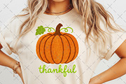 Crochet Thankful Pumpkin PNG, an Illustration by Craft Nest (Thumbnail 6 of 6)