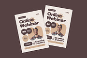 Online Webinar - Flyer, a Brochure Template by Izdihaar_Studio (Thumbnail 3 of 3)