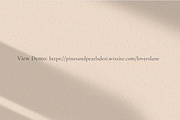 Wix Website Template - Lover's Lane, a Wix Template by pinesandpearls (Thumbnail 6 of 6)