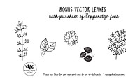 Pepperidge font, a Script Font by nancy cole studio (Thumbnail 5 of 5)