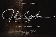 Lilliana Signature - A Display Font, a Script Font by overlaytemplates (Thumbnail 1 of 5)