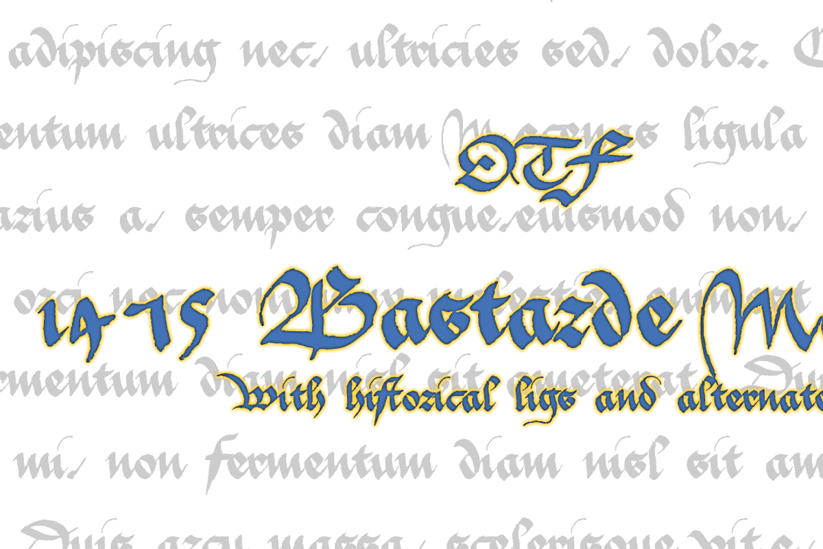 1475 Bastarde Manual