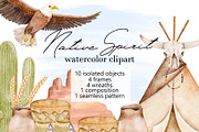 Native American Tribal Clipart, an Object Illustration by Eves_Aquadreams (Thumbnail 1 of 7)
