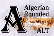 Algerian Rounded Alt, a Font by FontMesa (Thumbnail 5 of 5)