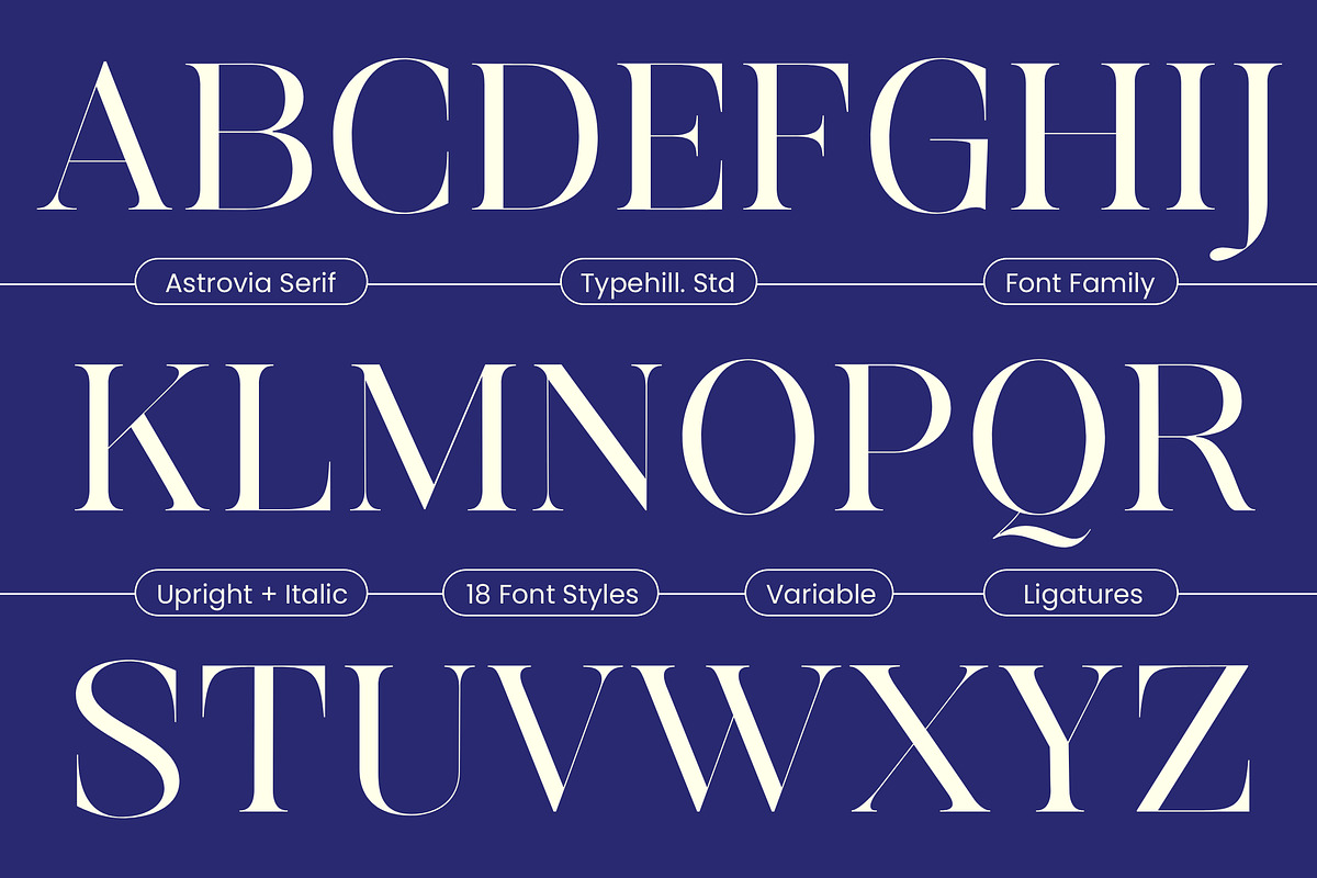 Astrovia Serif, a Serif Font by Typehill (Photo 10 of 17)