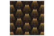 Art deco-inspired geometric pattern, a Pattern Graphic by Creative Backgrounds (Thumbnail 2 of 3)