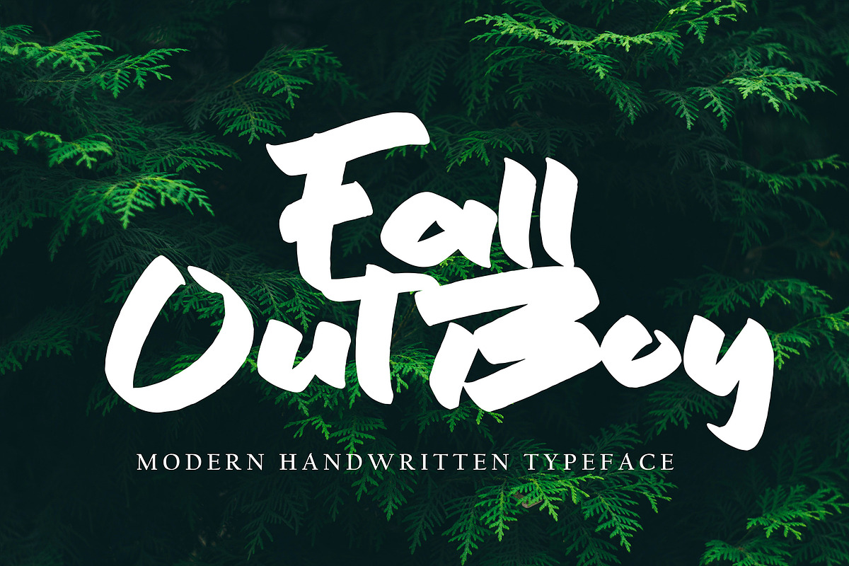 Dateng Bold, a Handwritten Font by pineungtype (Photo 4 of 7)