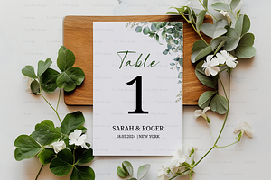 4x6 Card Mockup Invitation Card Mock