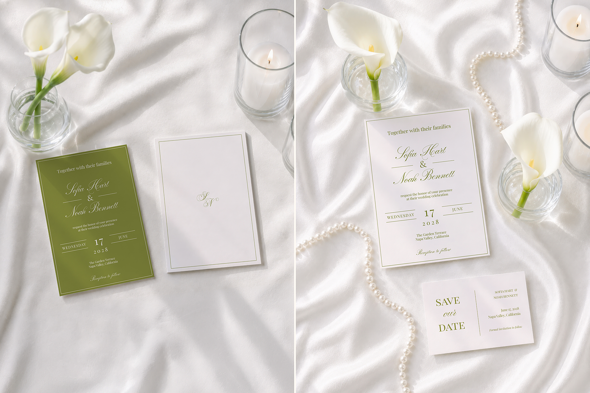 Tender Ivory Wedding Mockup Bundle, an Advertising Mockup by Serenefeeling (Photo 8 of 14)