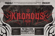 Krondos Typeface, a Blackletter Font by alit design (Thumbnail 2 of 17)