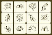 Adventure Drawing Art Set, an Outline Icon by Vectors Market (Thumbnail 6 of 8)