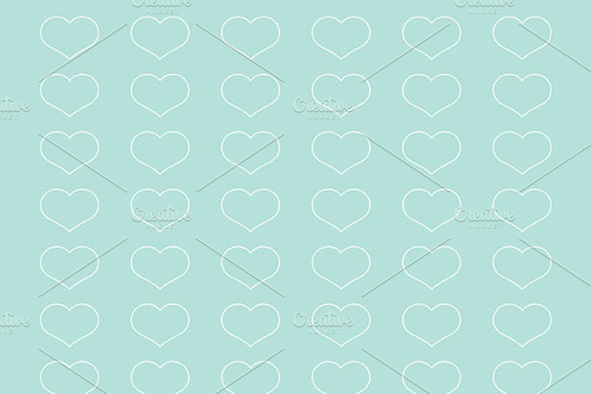 -60% Mint Green Digital Patterns preview 5