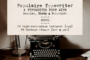Typewriter and Script font pack, a Font by Ana's Fonts (Thumbnail 5 of 19)